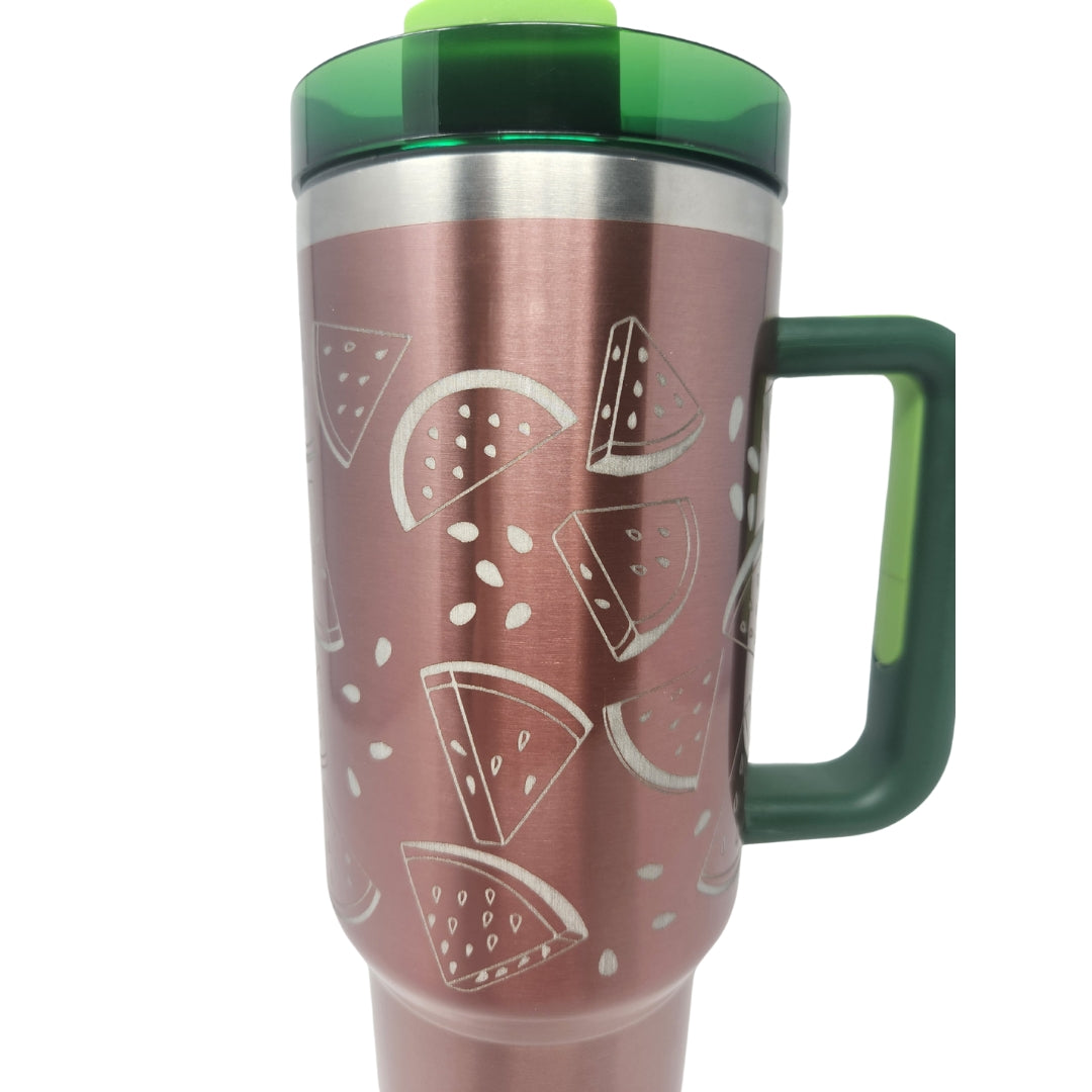Watermelon Summer Custom 40oz Tumbler