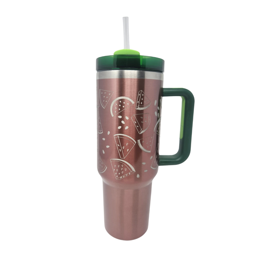 Watermelon Summer Custom 40oz Tumbler