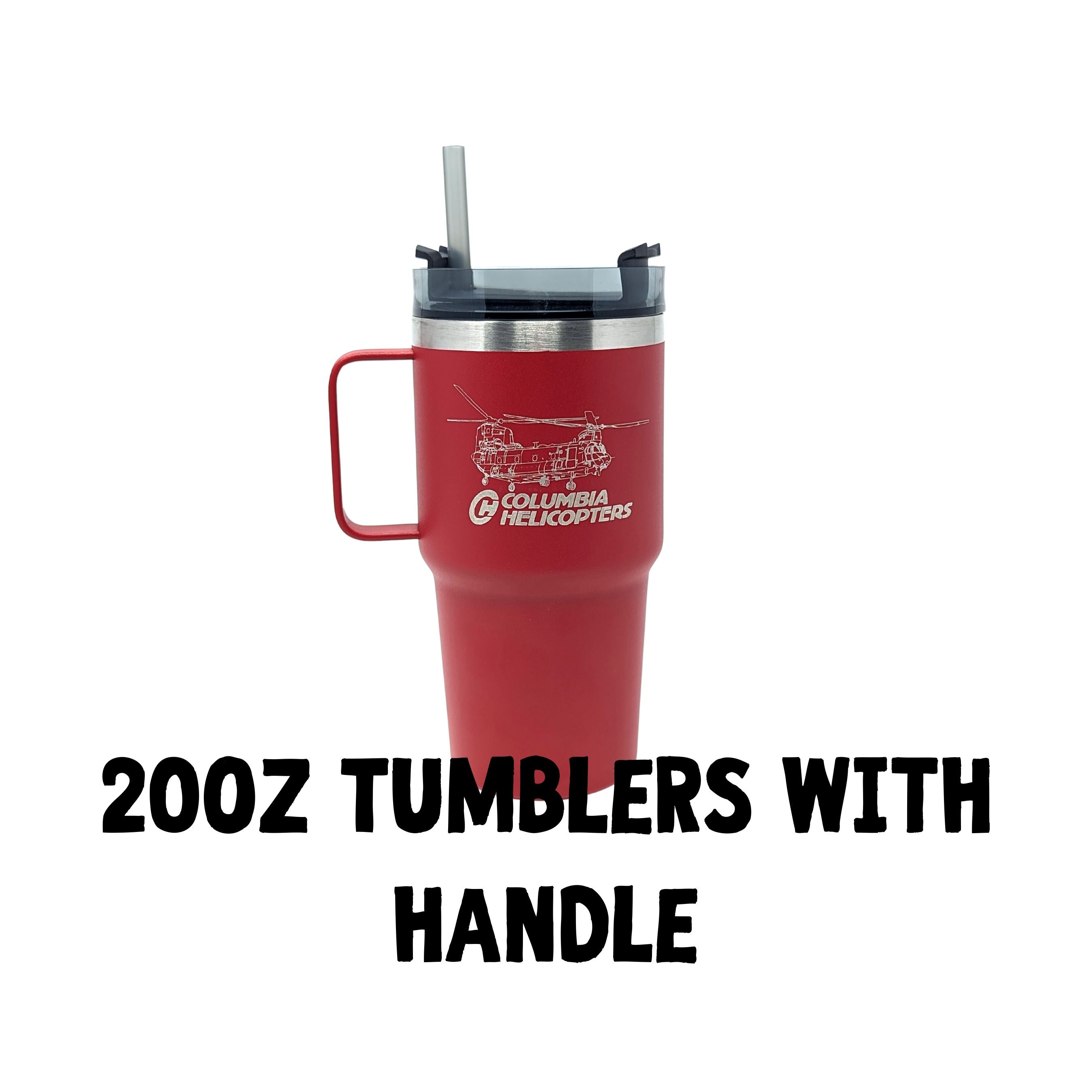 40oz Tumbler  Includes Handle and Straw – FTB Creative