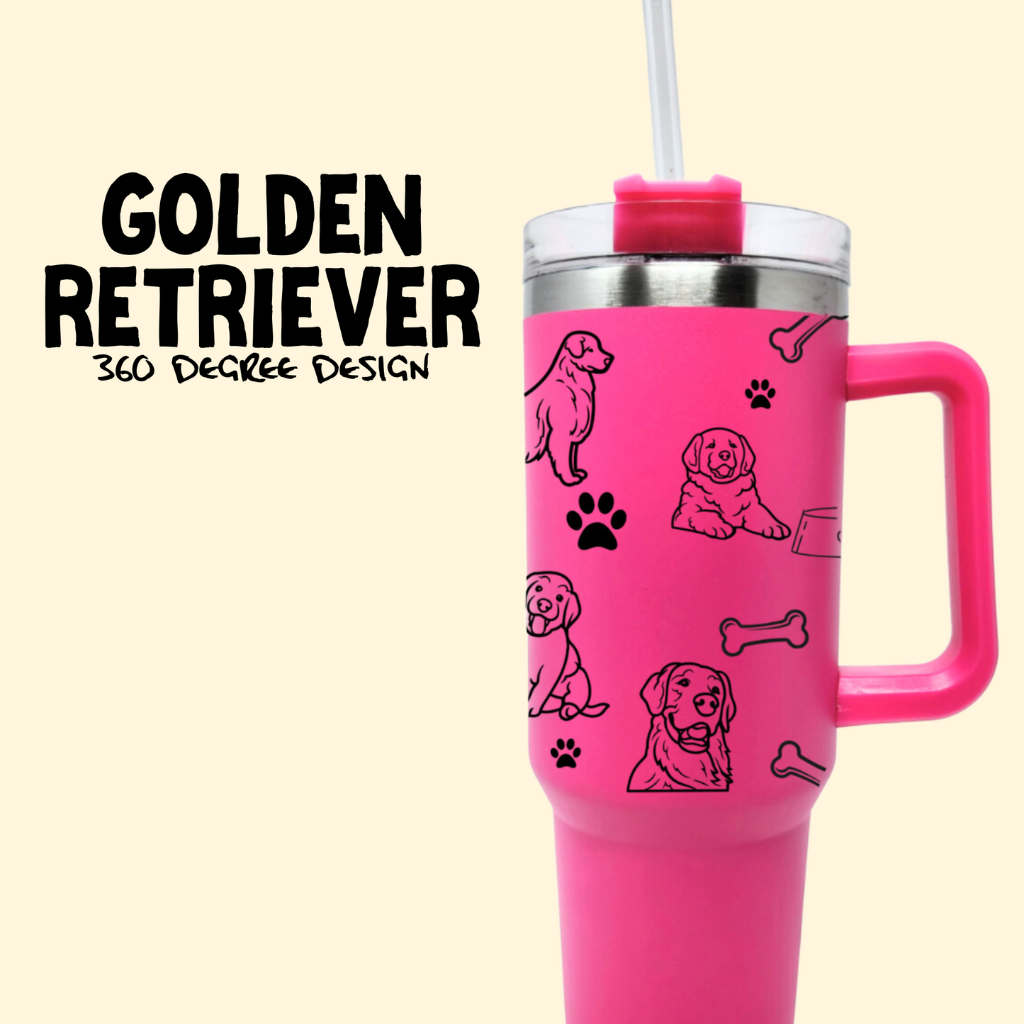 Golden Retriever Full/Half Design