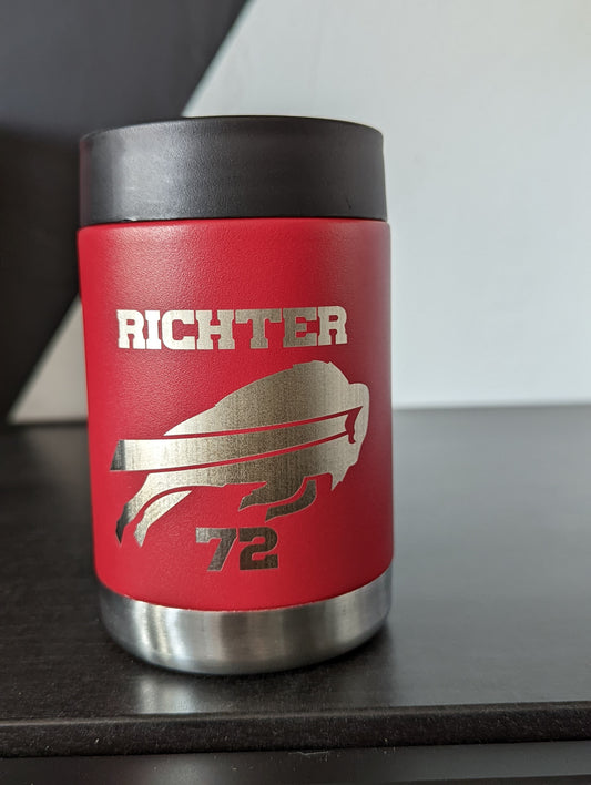 Customized 12oz Stainless Can Cooler for soda or beer- Engraved