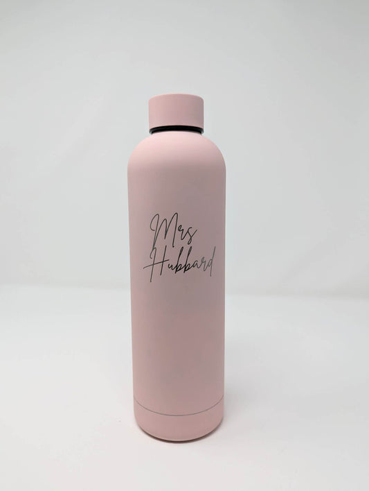 Personalized 25oz/750ml Matte Insulated Water Bottle