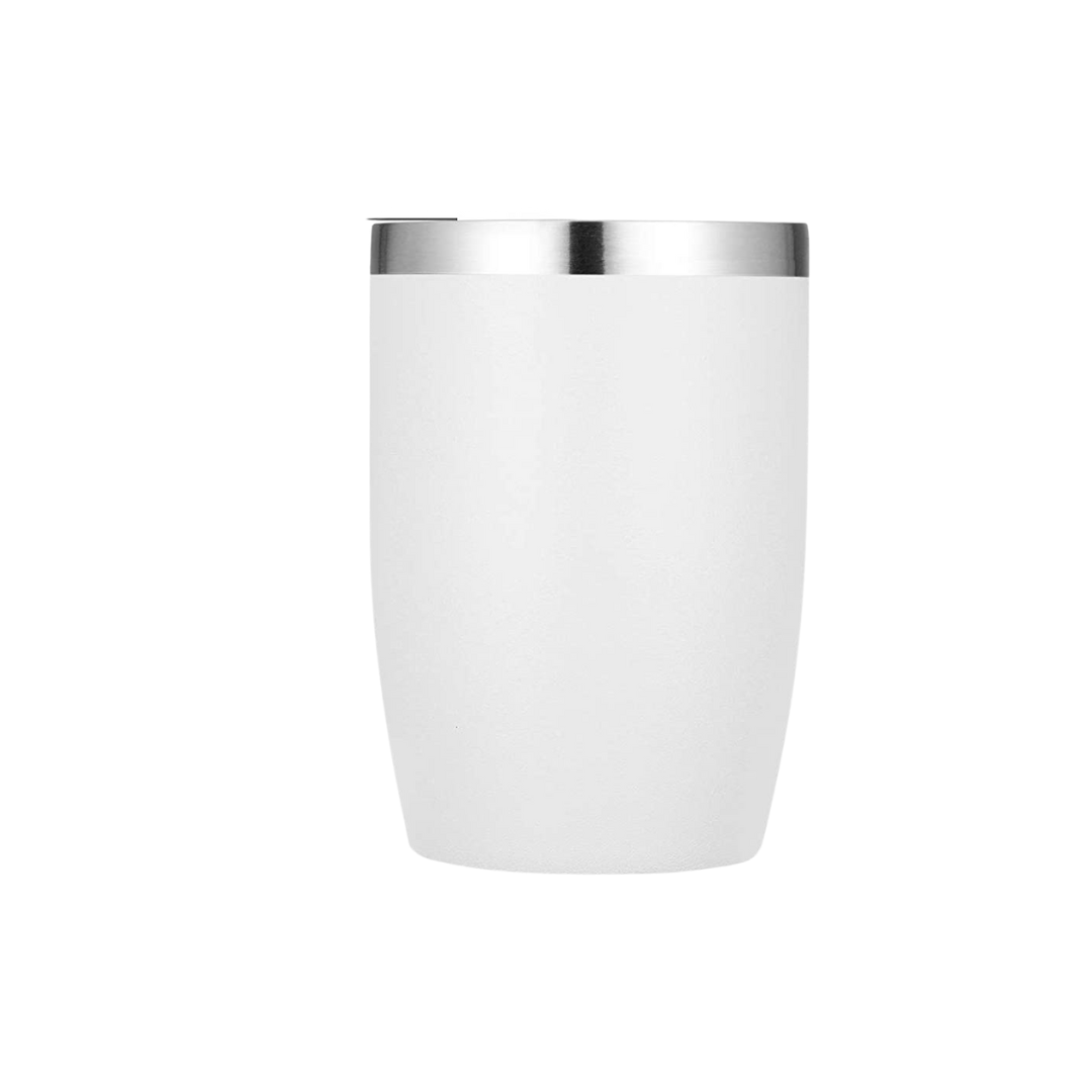 Customized 12 oz Stainless Tumbler with Straw